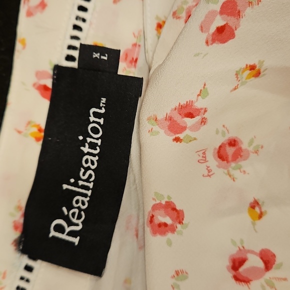 💕REALISATION PAR💕 The Dharma Dress ~ Baby Rose Floral Print XL NWOT - Picture 16 of 16